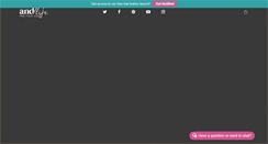 Desktop Screenshot of andlife.com